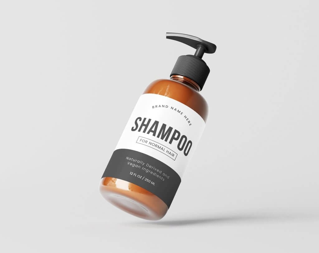 Etiquetas de calidad para envases de champú