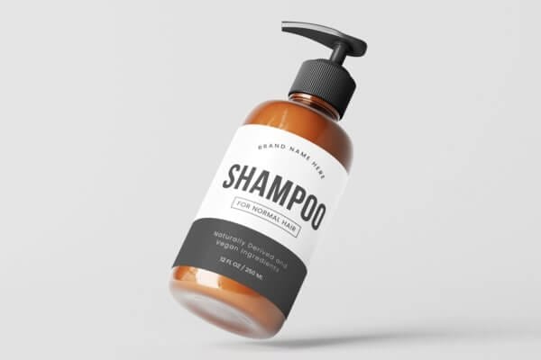 Etiquetas de calidad para envases de champú